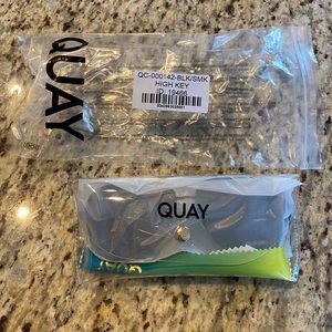 Quay High Key black polarized sunglasses